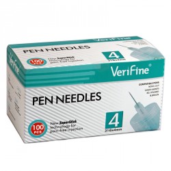 Verifine Igły do penów insulinowych 31G 0,25 x 4mm 100 sztuk